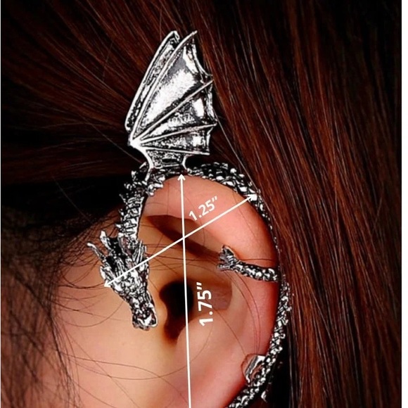 Dragon Ear Cuff Ear for Women - Picture 3 of 4